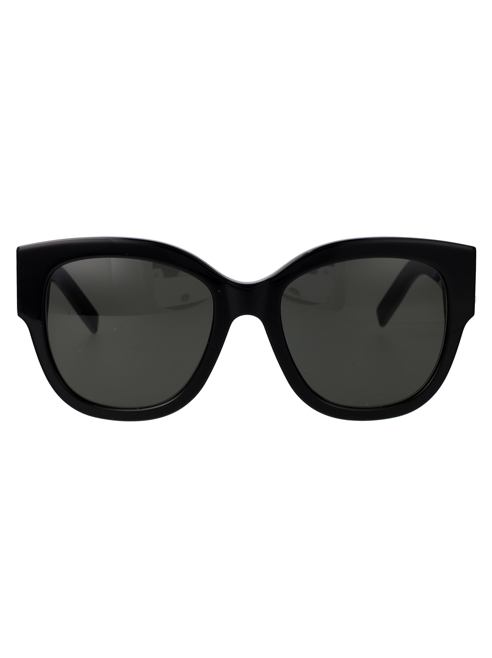 Saint Laurent Women's 001 Black Black Grey Sl M95-F 001 Black Grey Acetate Sunglasses