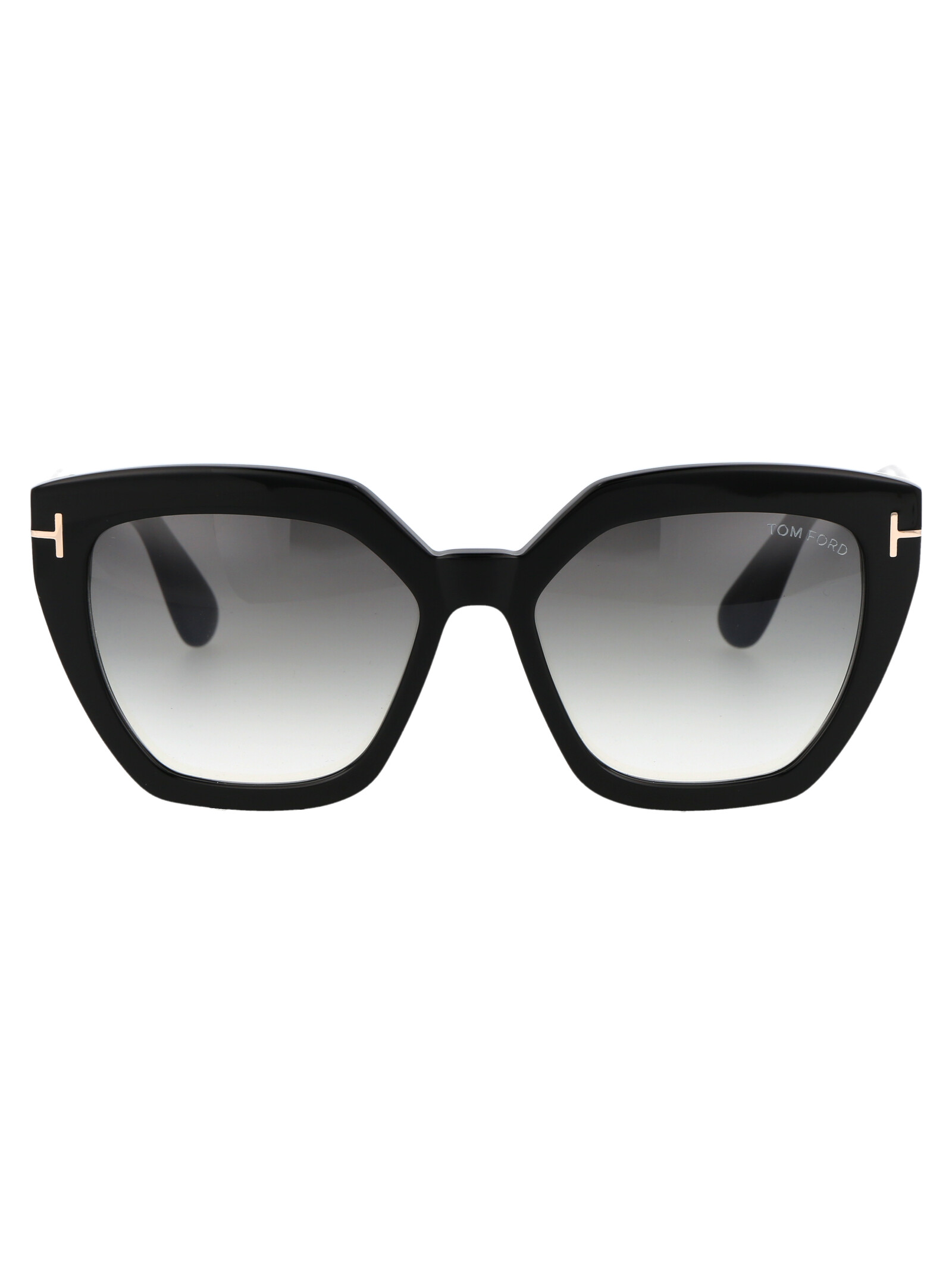 Tom Ford Women's Nero Lucido / Fumo Grad Phoebe Acetate Sunglasses