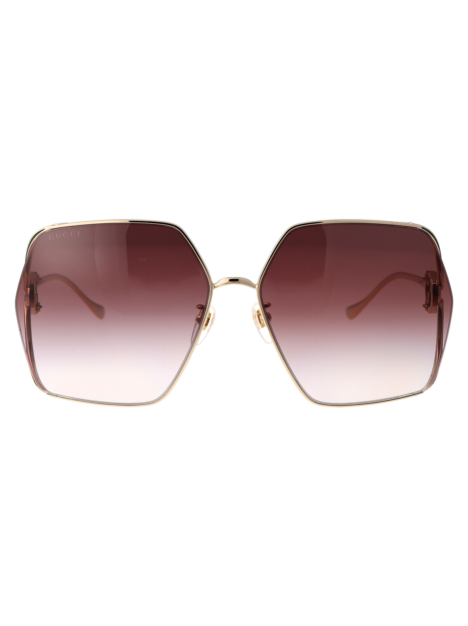 Gucci Gg1322sa 003 Gold Red Acetate Sunglasses - Women