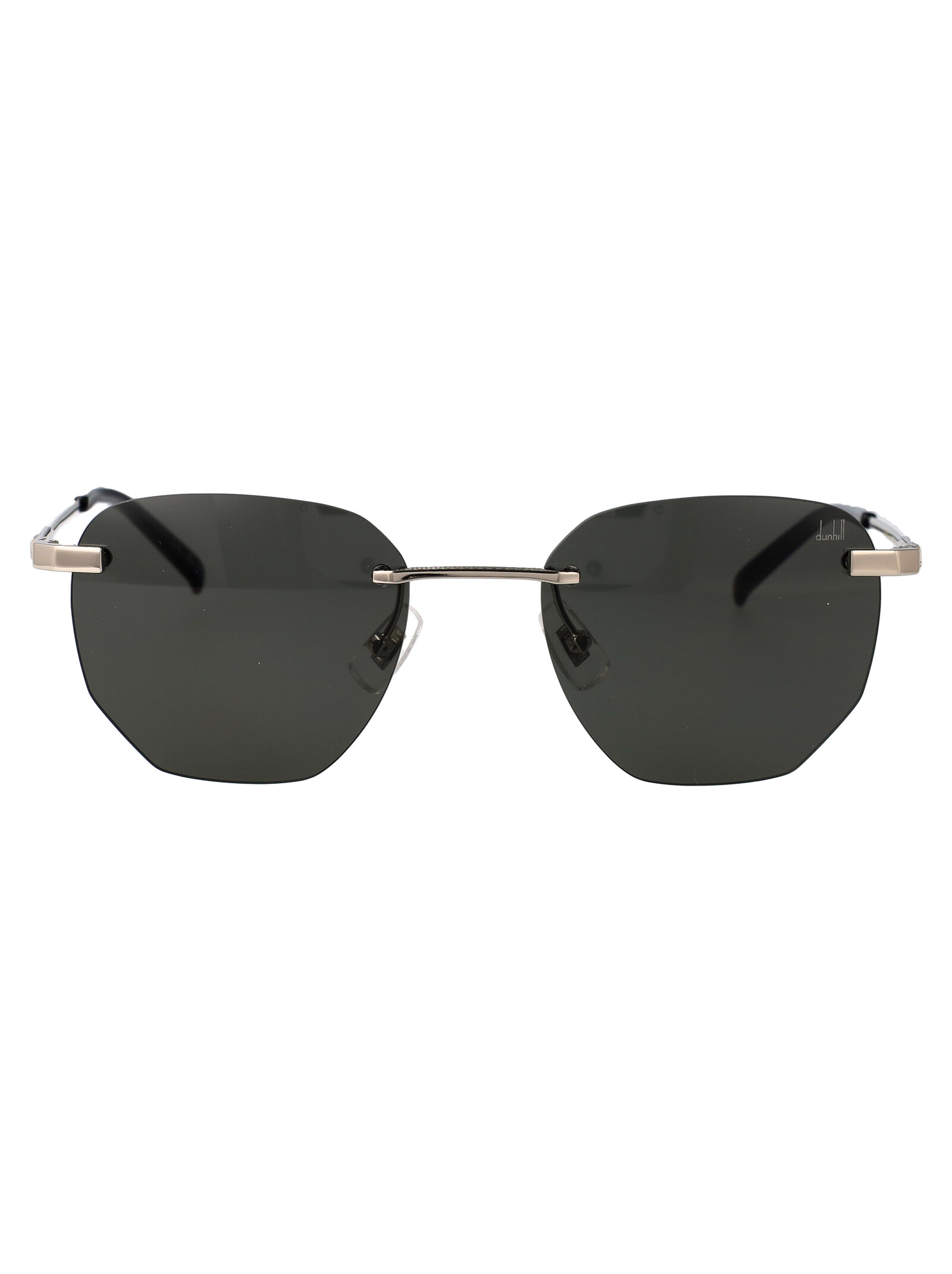 Dunhill Men's 004 Silver Silver Grey Du0066s 004 Silver Grey Metal Sunglasses