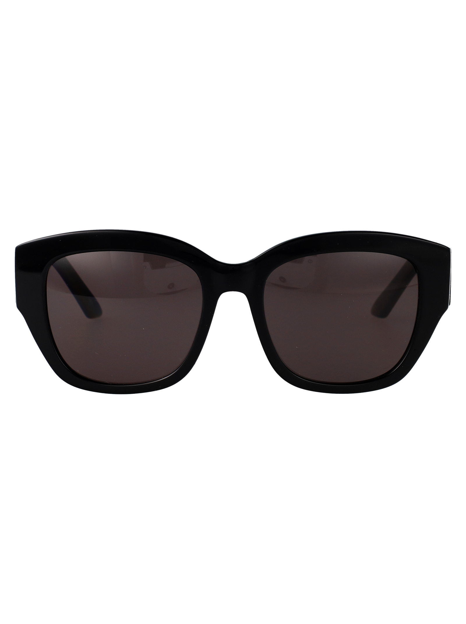 Alexander Mcqueen Women's 001 Black Black Grey Am0451sa 001 Black Grey Acetate Sunglasses