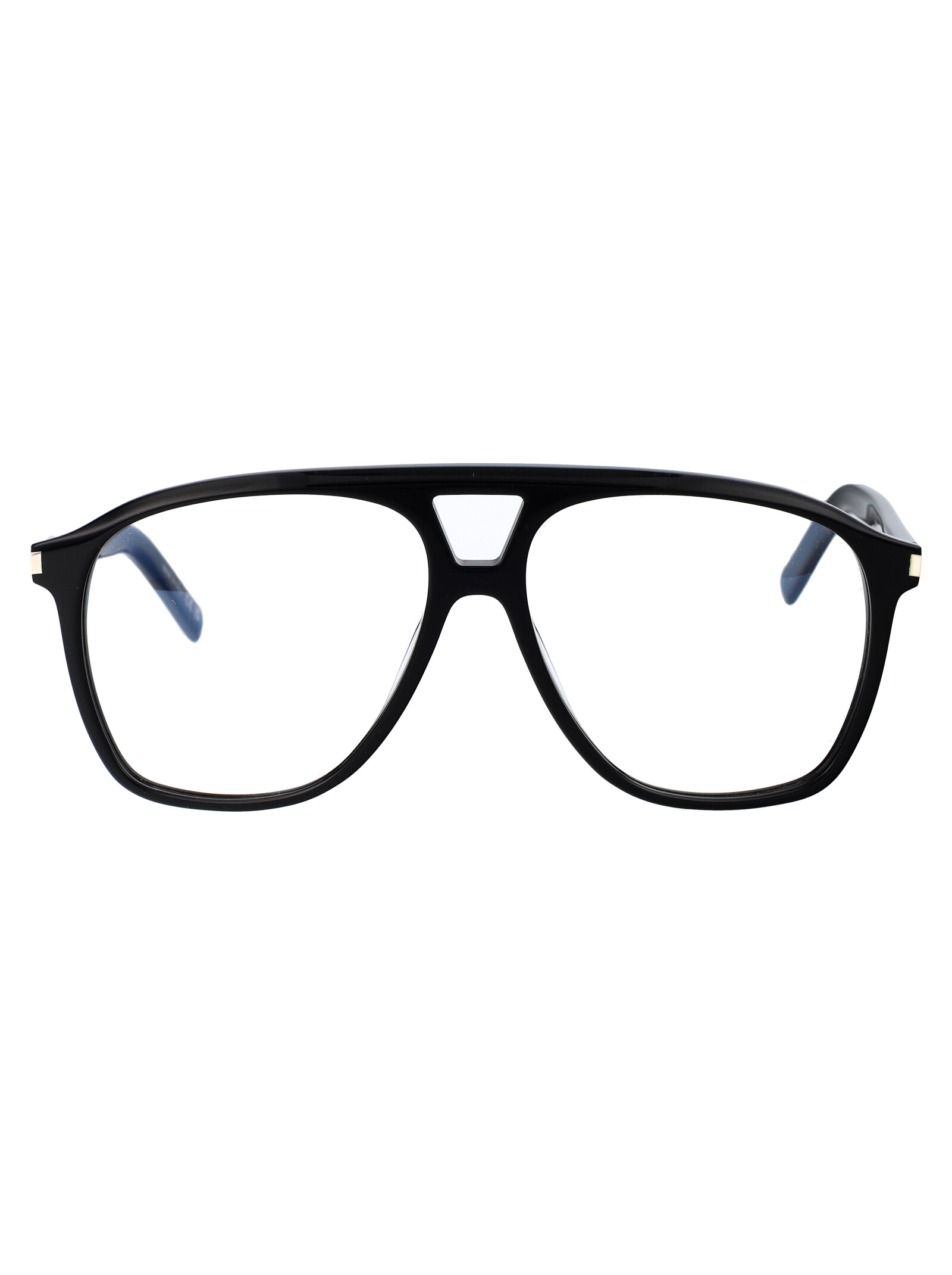 Saint Laurent Women's 001 Black Black Transparent Sl 596 Dune Opt 001 Black Transparent Acetate Optical