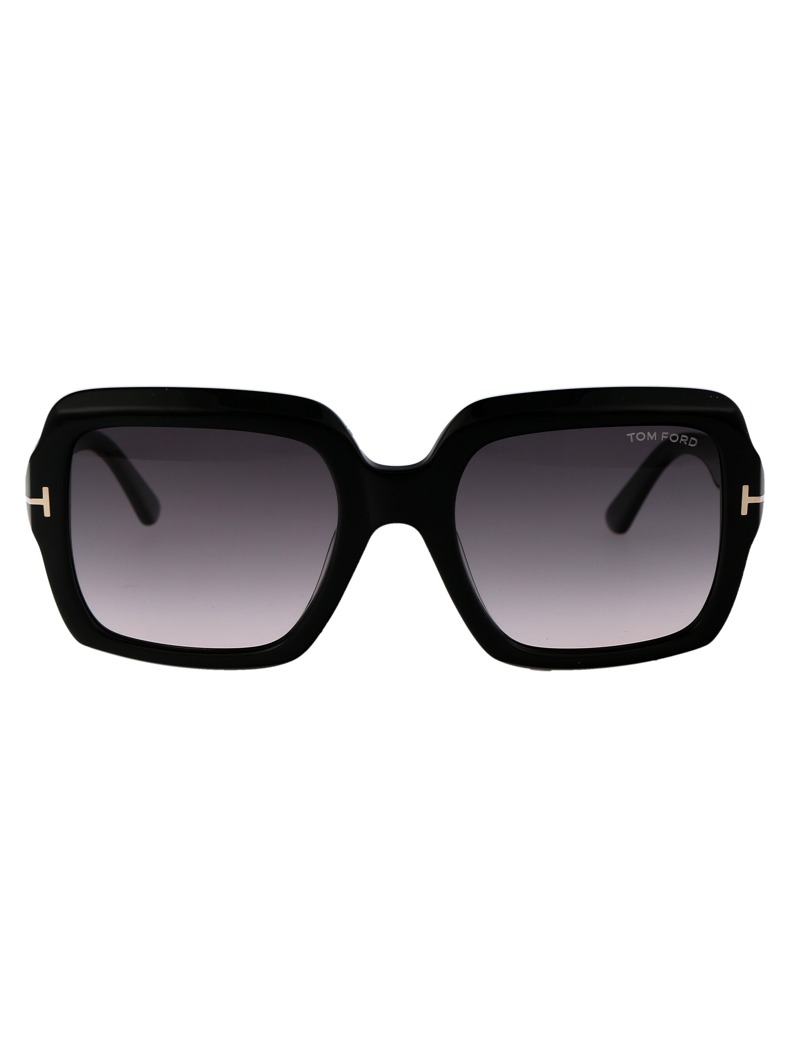 Tom Ford Women's Nero Lucido / Fumo Grad Kaya Acetate Sunglasses