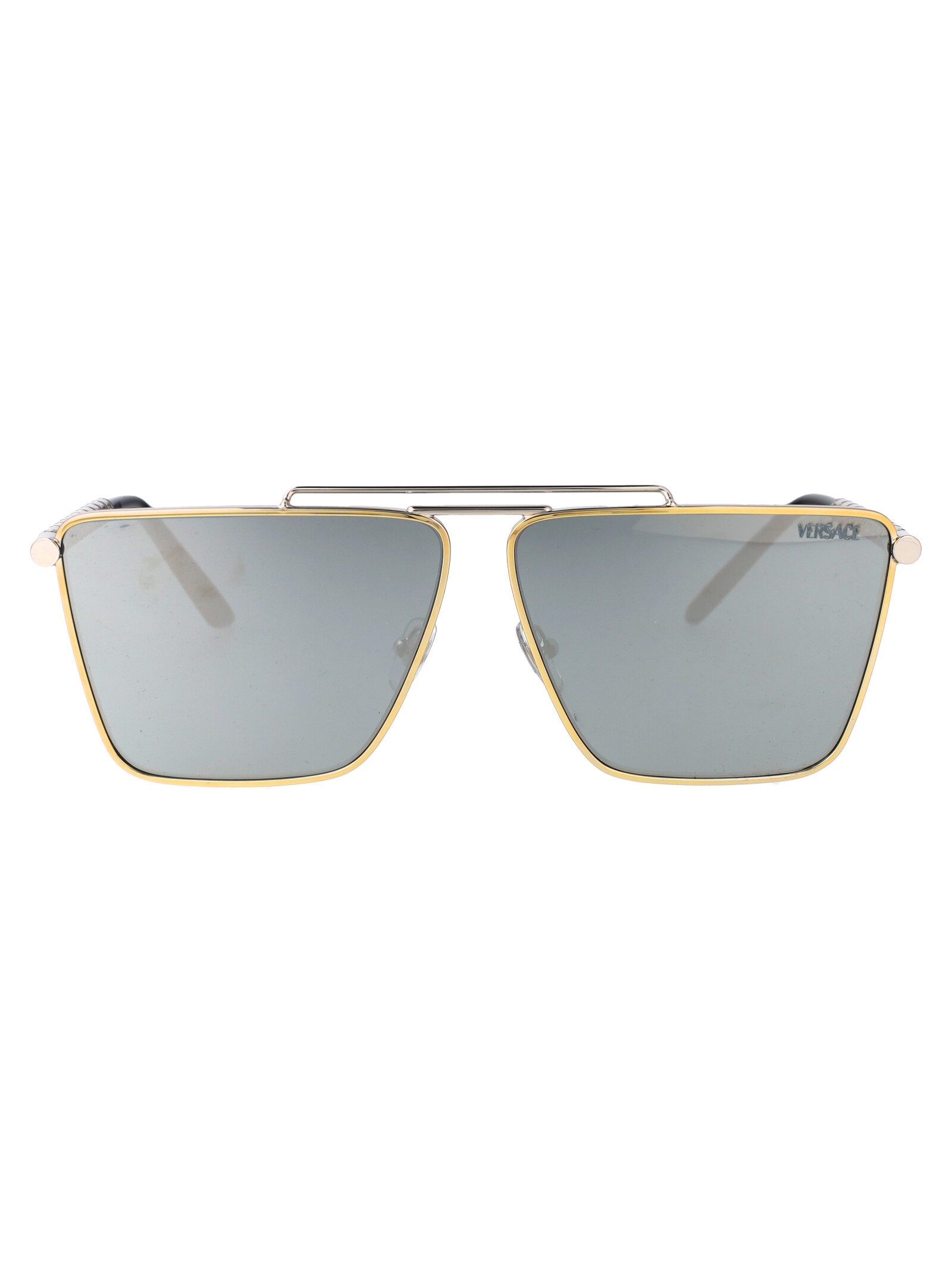 Versace Men's 10013H Gunmetal 0Ve2266 Metal Sunglasses