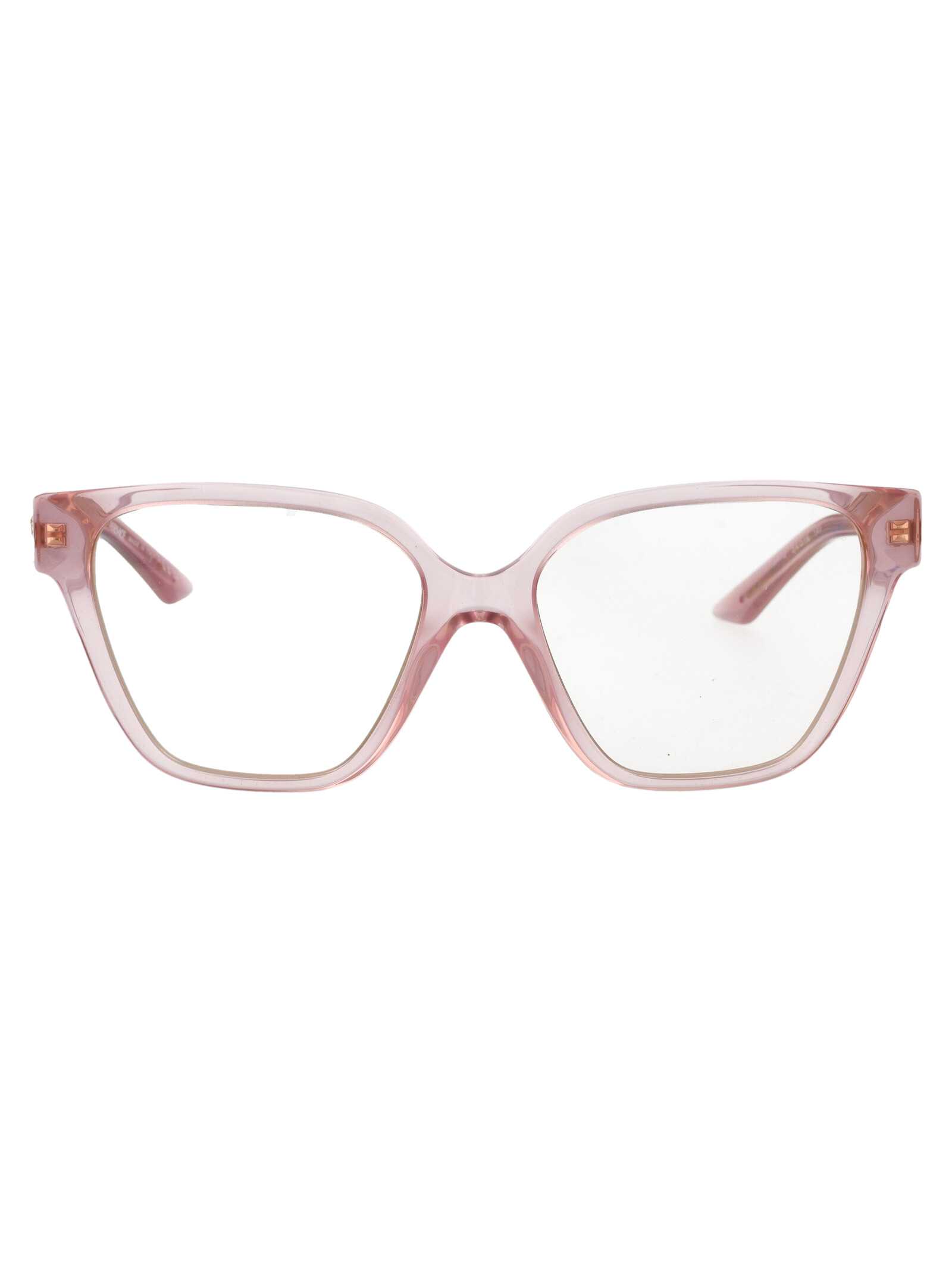Versace 0ve3358b 5472 Transparent Pink Acetate Optical - Women