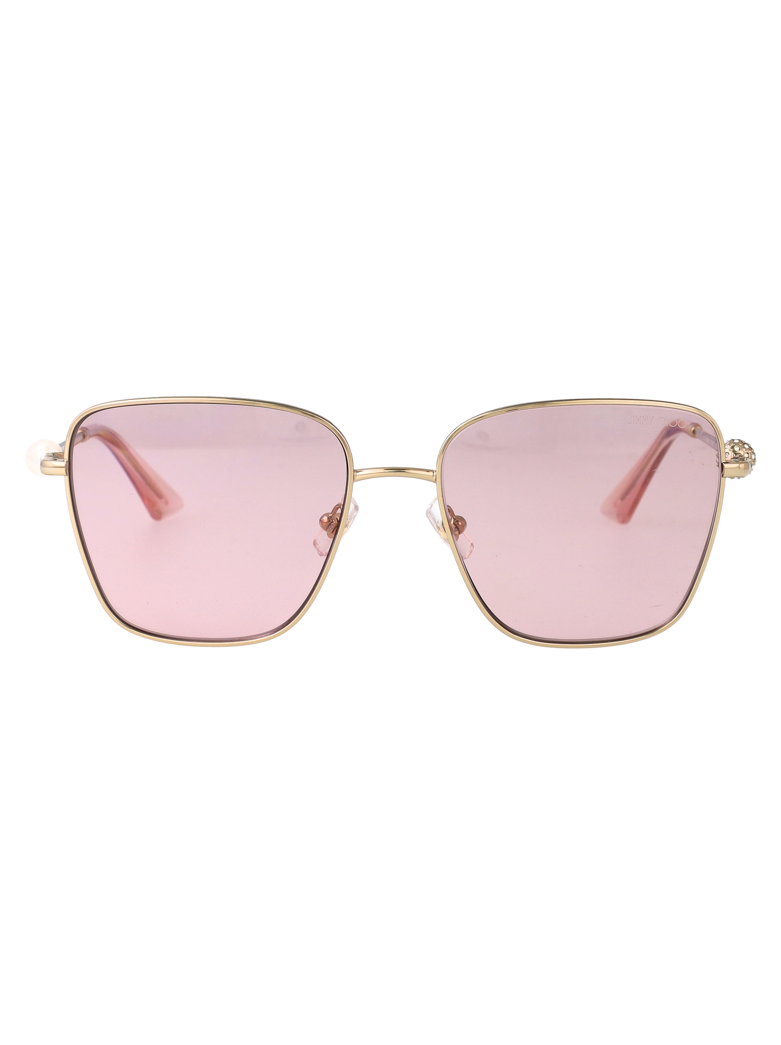 Jimmy Choo Women's 3006/5 Oro Pallido 0Jc4005hb Metal Sunglasses