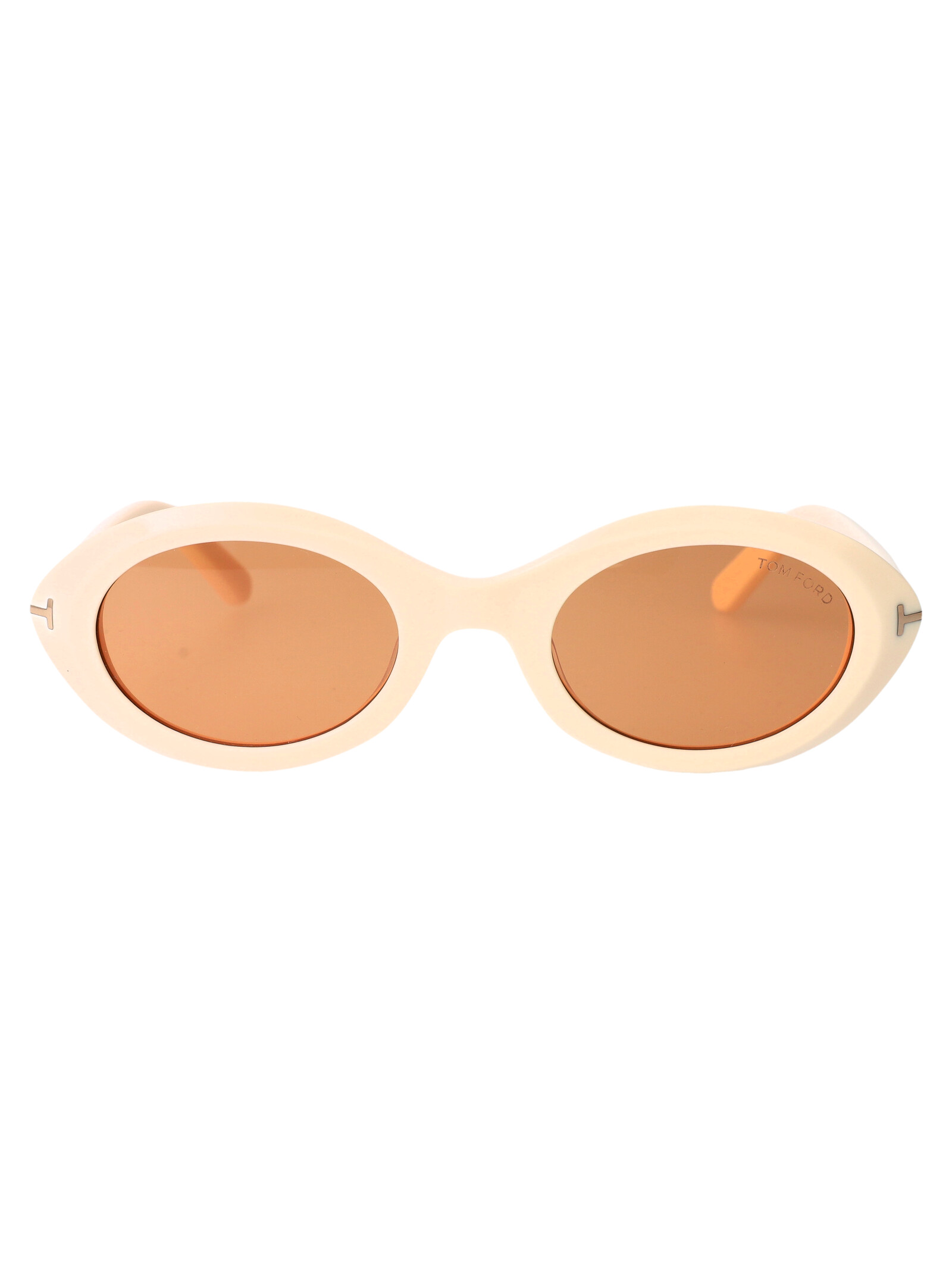 Tom Ford Women's Cream White Ft1186-S Acetate Sunglasses
