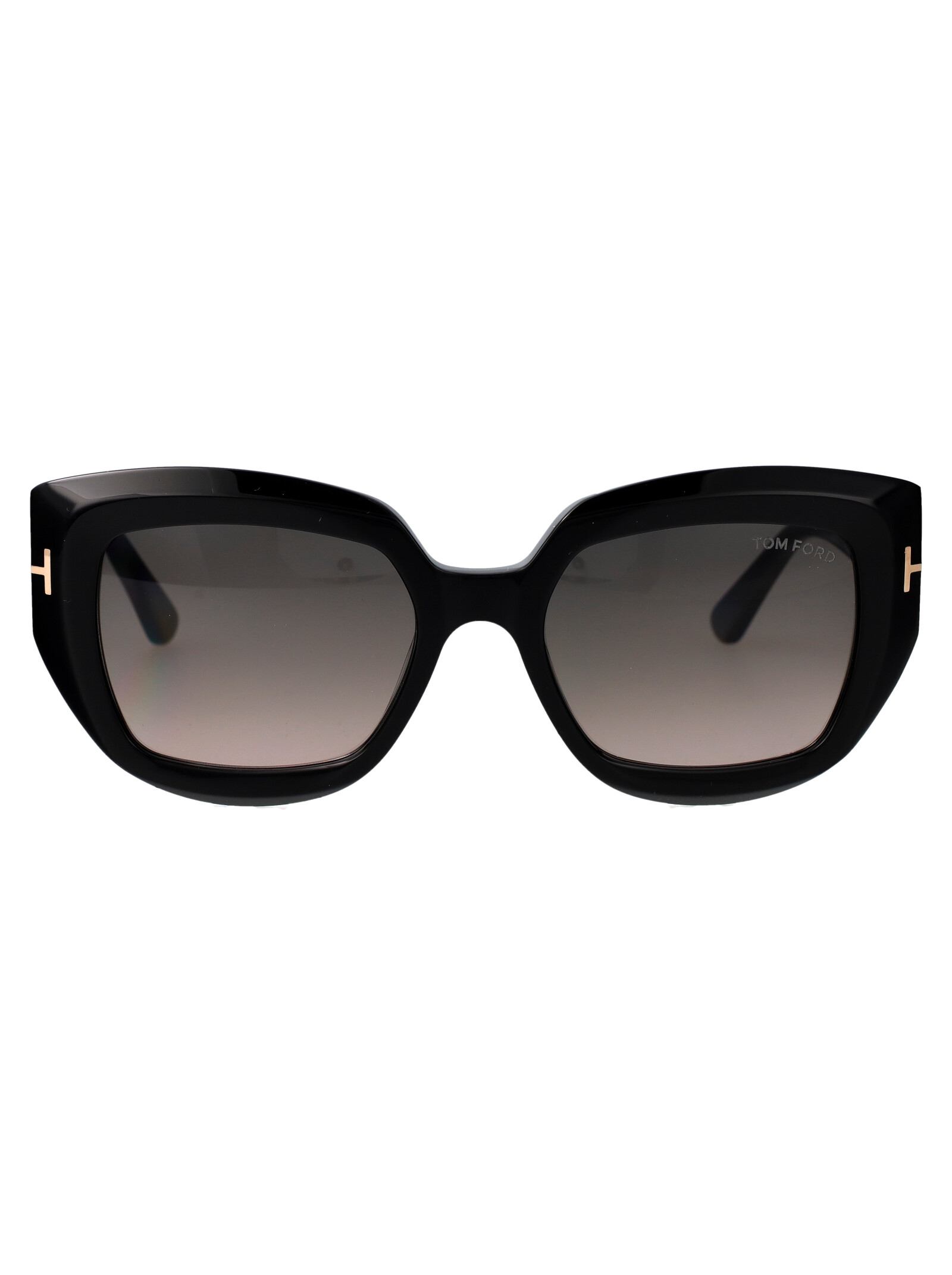 Tom Ford Women's Nero Lucido / Fumo Grad Saltzman Acetate Sunglasses
