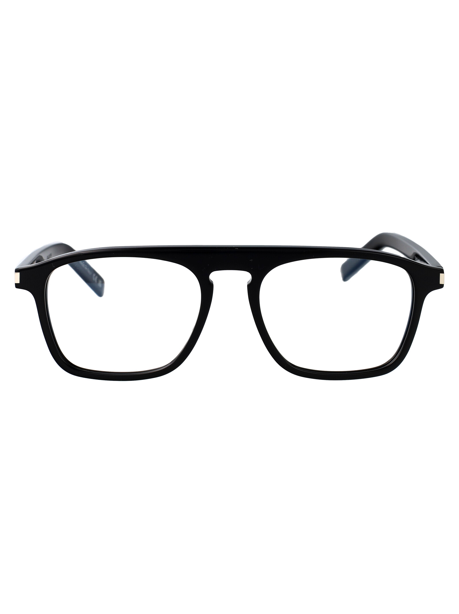 Saint Laurent Men's Black-Black-Transparent Sl 157 Acetate Optical