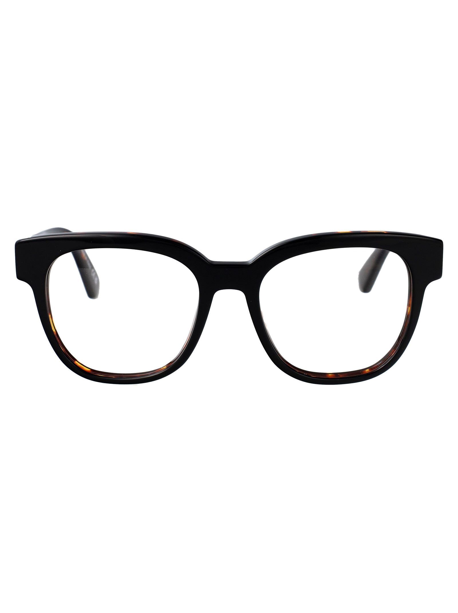 Off-White Unisex Black Eyewear Style 7O Acetate Optical
