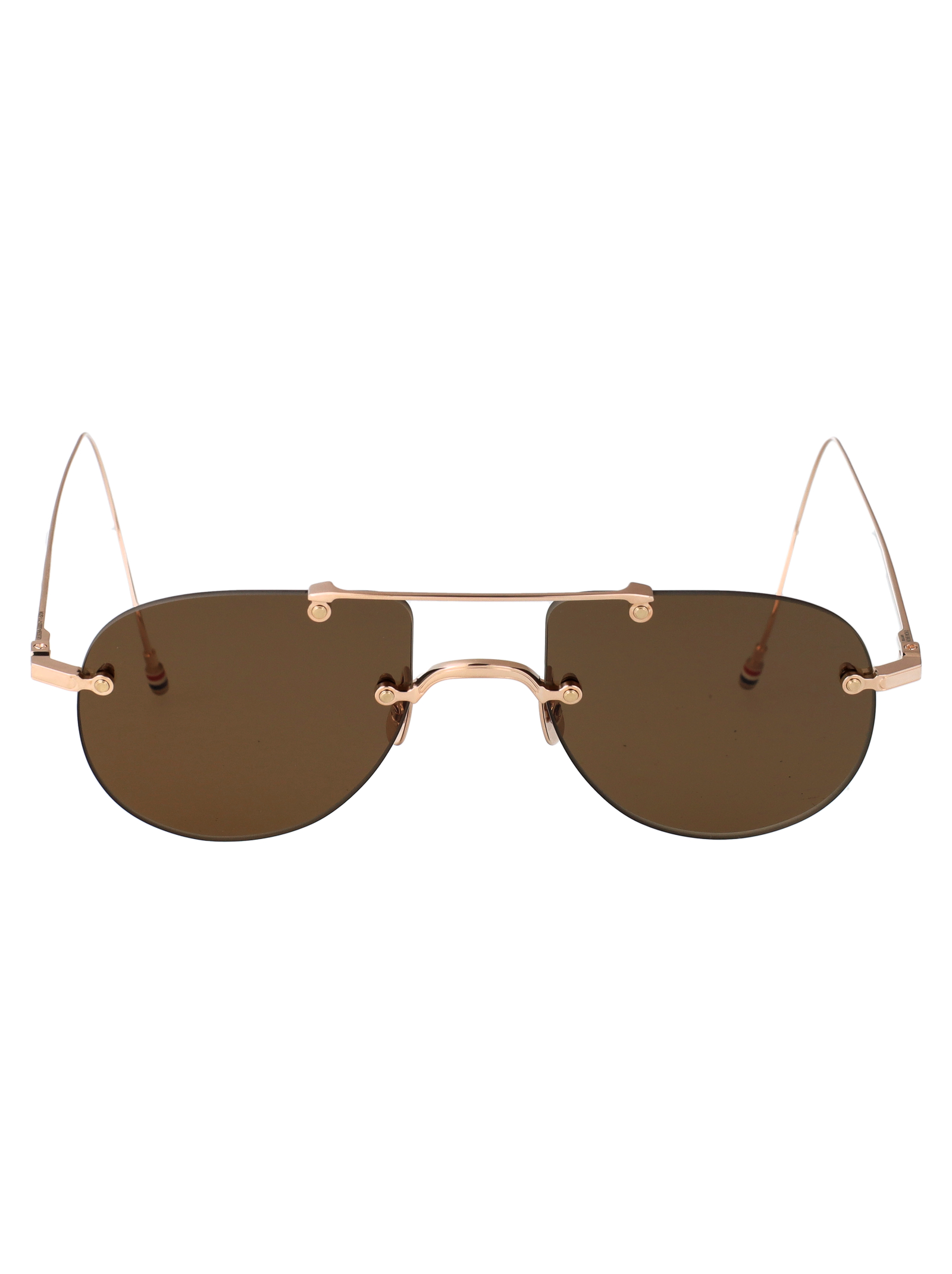 Thom Browne Unisex 12K Gold Plate Titanium Ues939a-G0001 Sunglasses