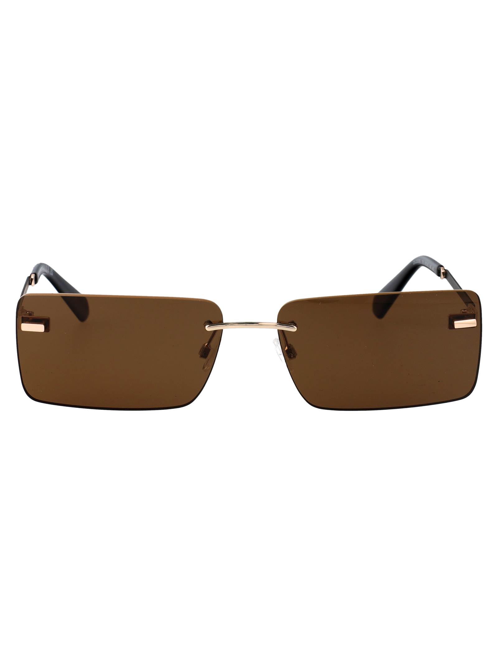 Calvin Klein Jeans Ckj25206s 719 Brown Metal Sunglasses - Men