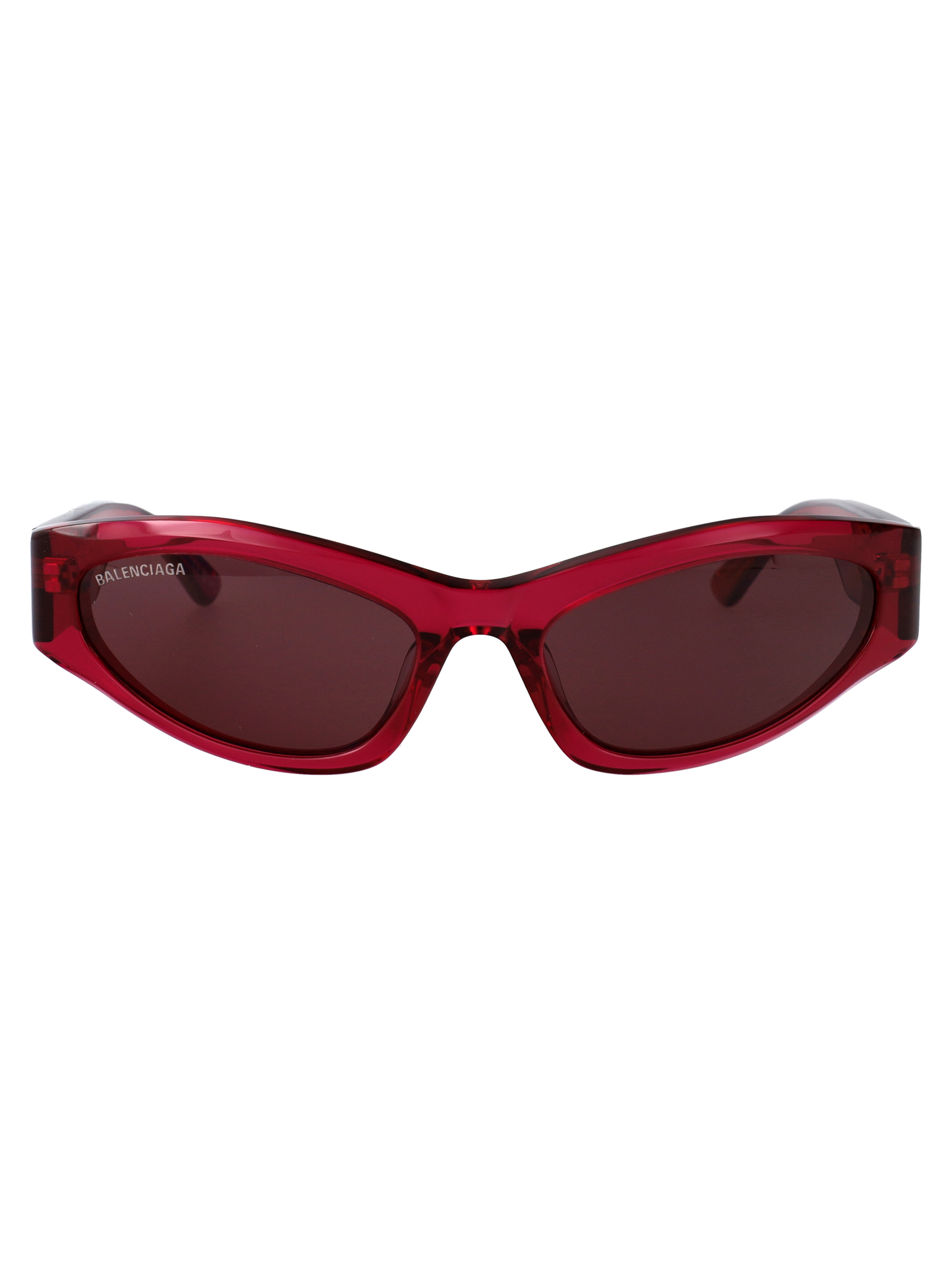 Balenciaga Women's Burgundy-Burgundy-Violet Bb0387s Recycled Acetate Sunglasses