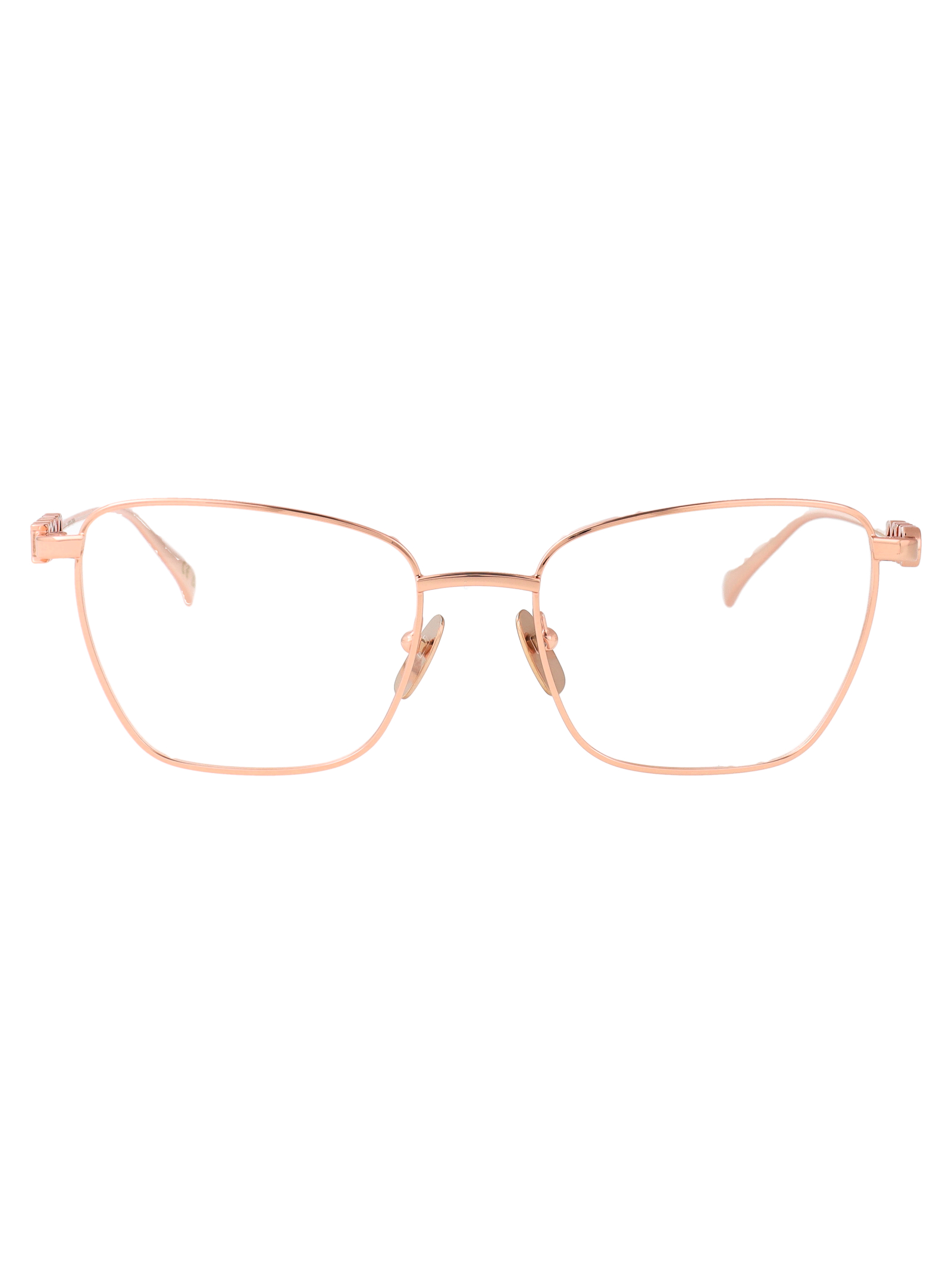 Gucci Gg1807o 002 Gold-gold-transparent Metal Optical - Women