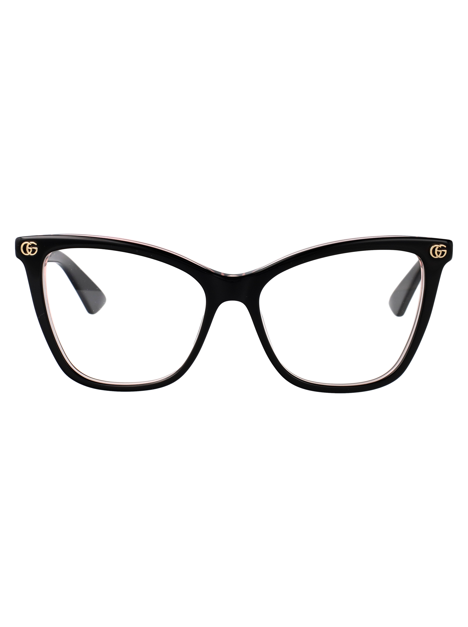 Gucci Gg1817o 003 Black-black-transparent Recycled Acetate Optical - Women