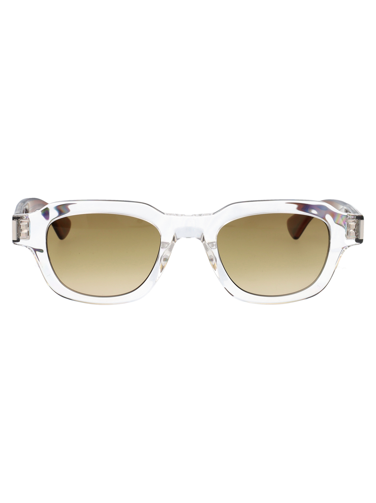 Saint Laurent Unisex Crystal-Crystal-Brown Sl 791 003 Recycled Acetate Sunglasses