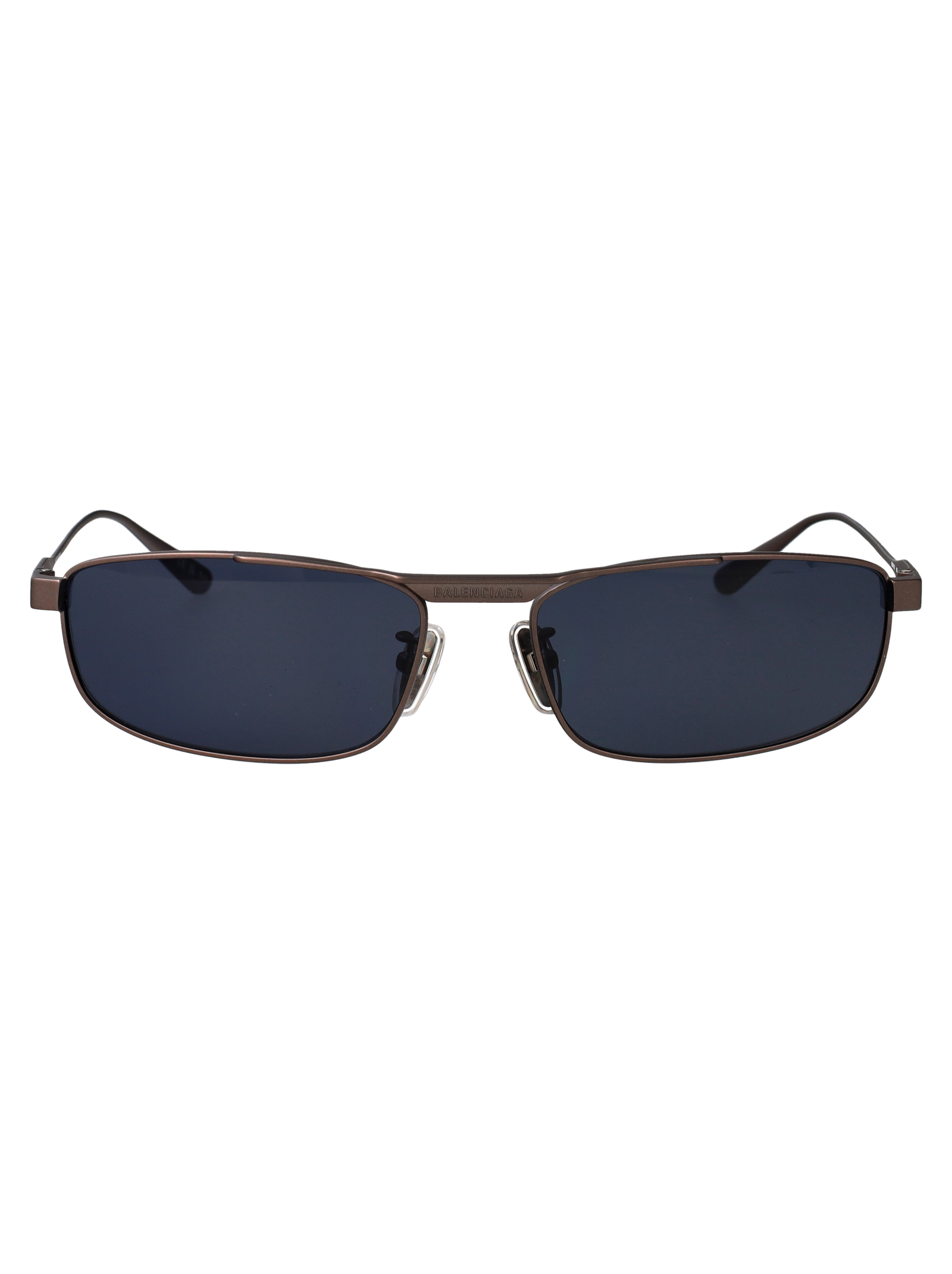 Balenciaga Unisex Grey-Grey-Blue Bb0451s Metal Sunglasses