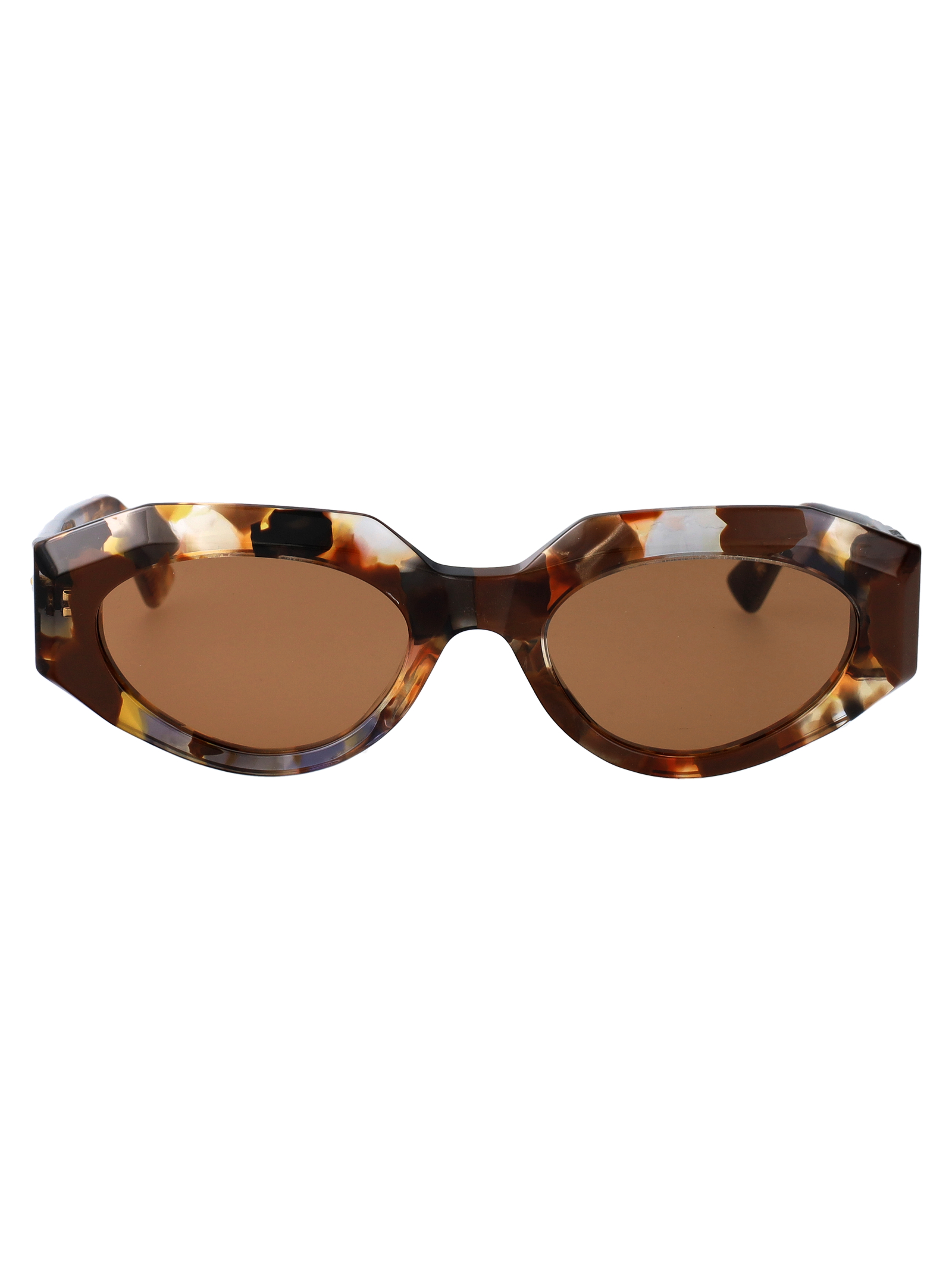 Bottega Veneta Women's Multicolor-Multicolor-Brown Bv1392s Recycled Acetate Sunglasses