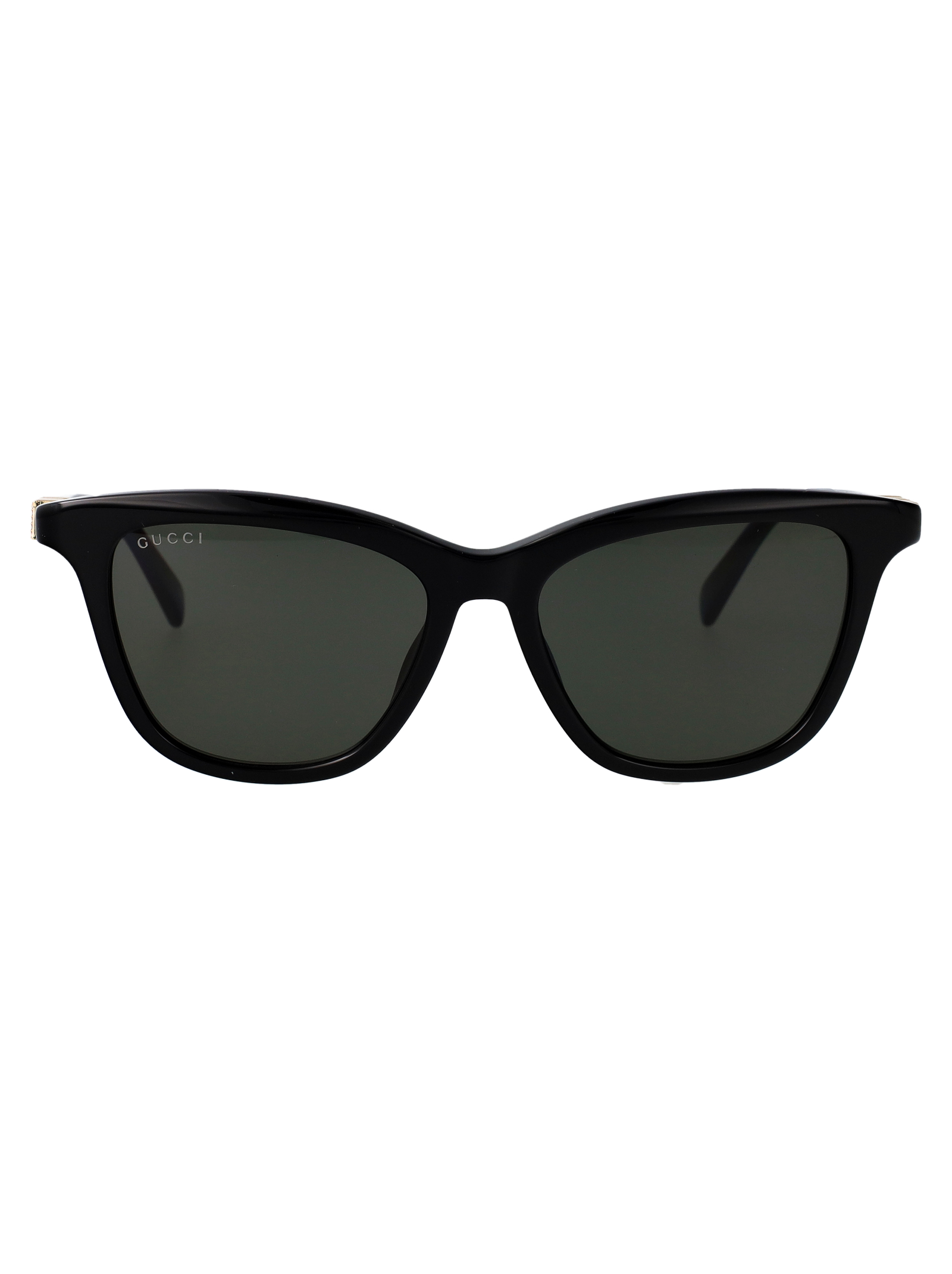Gucci Gg2032s 006 Black-black-grey Acetate Sunglasses - Women