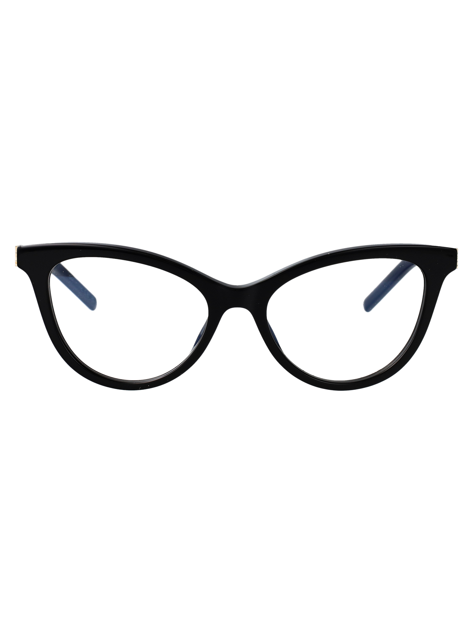 Saint Laurent Women's Black-Black-Transparent Sl M164 Acetate Optical