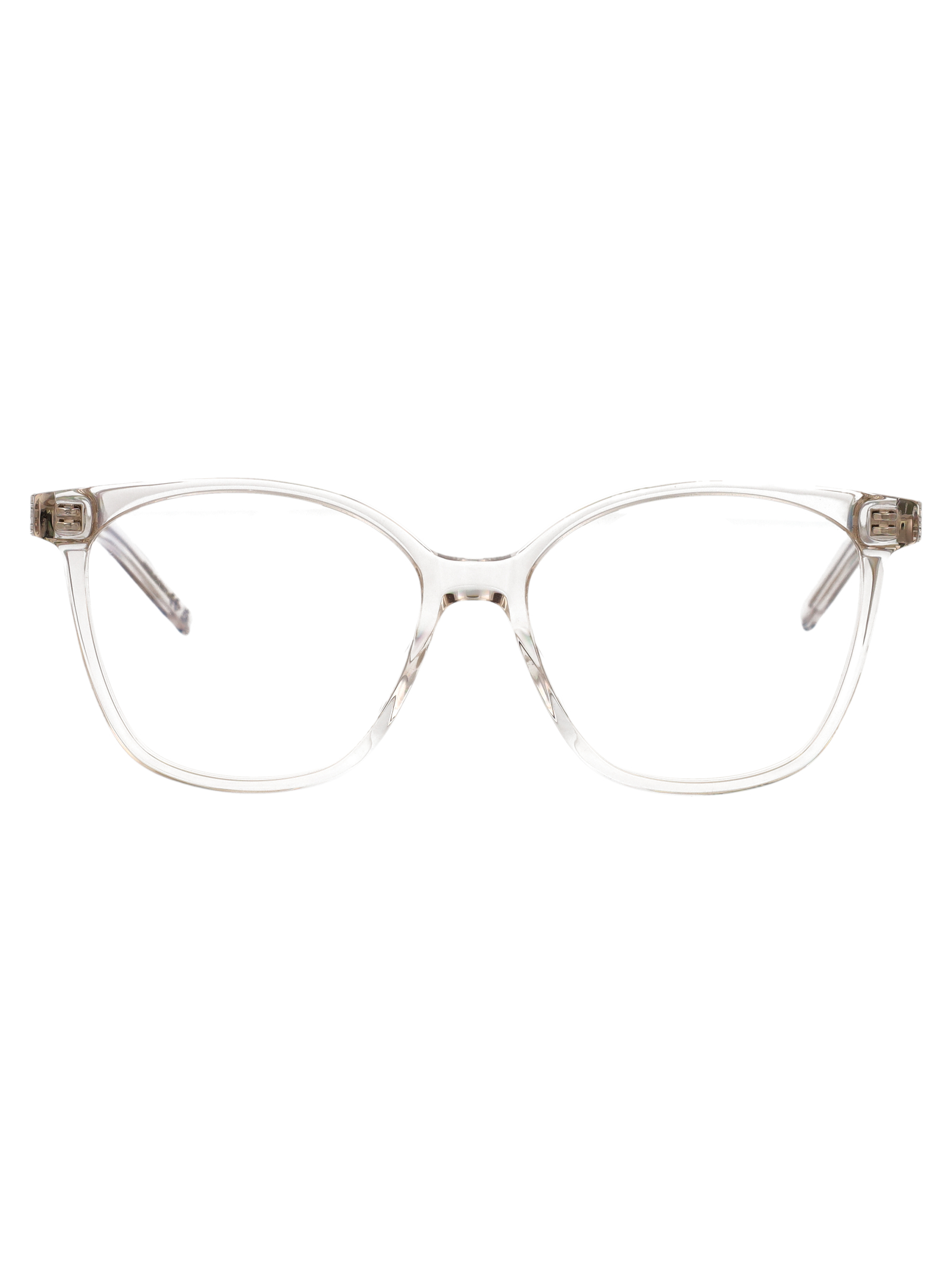Saint Laurent Women's Beige-Beige-Transparent Sl M162 Acetate Optical