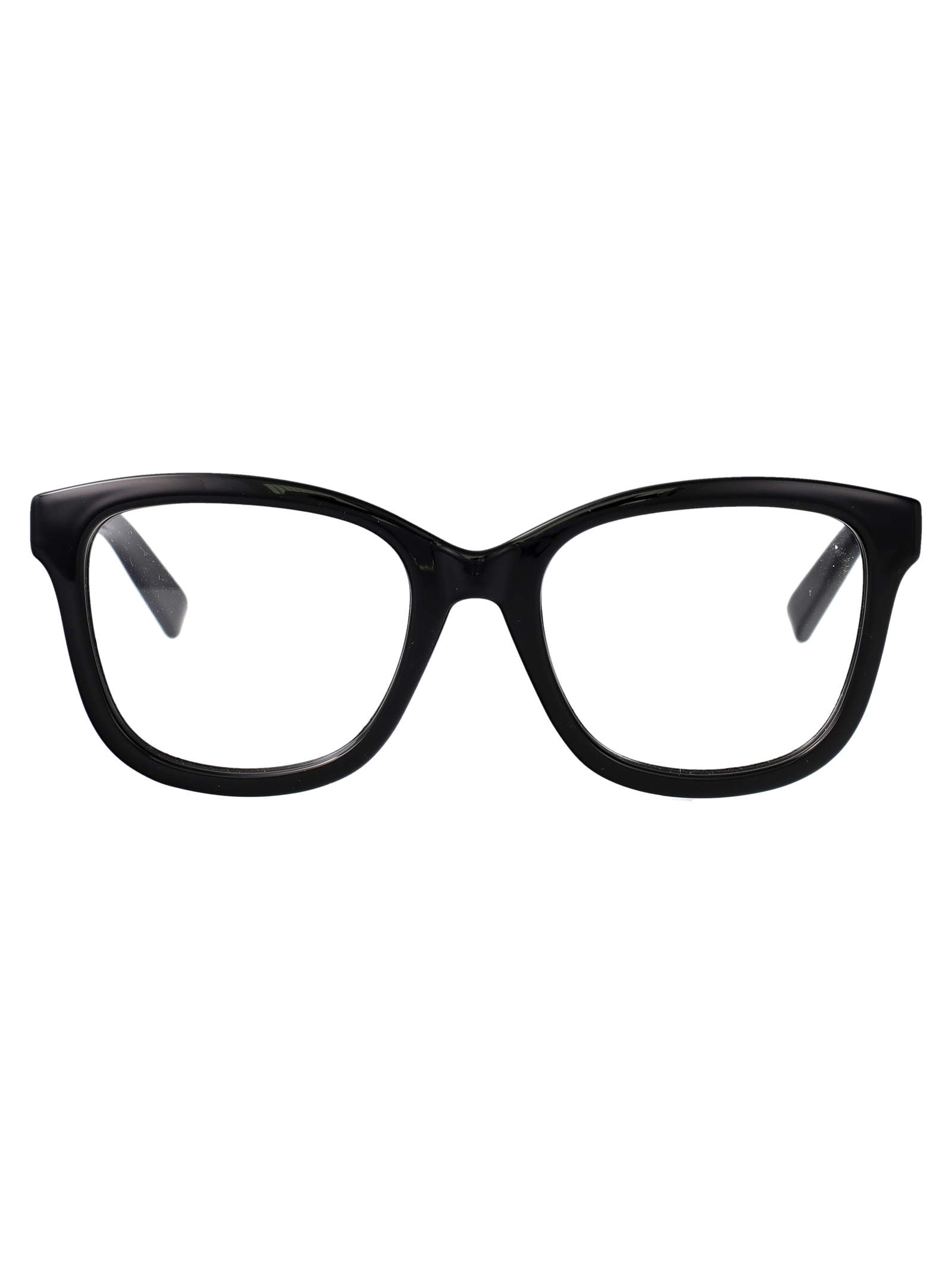 Gucci Gg2104o 001 Black-black-transparent Injected Optical - Women