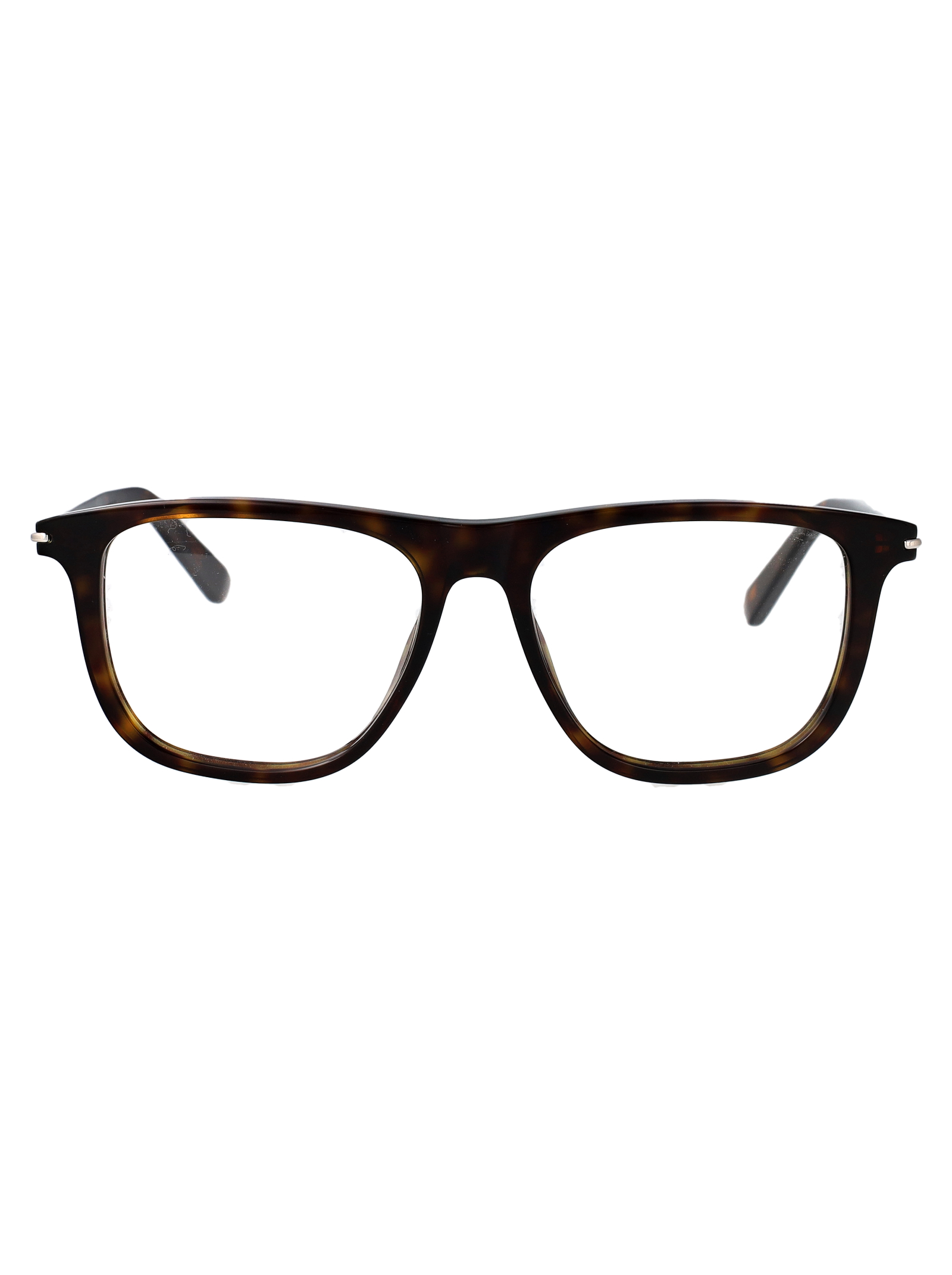 Gucci Gg2130o 002 Havana-havana-transparent Acetate Optical - Men