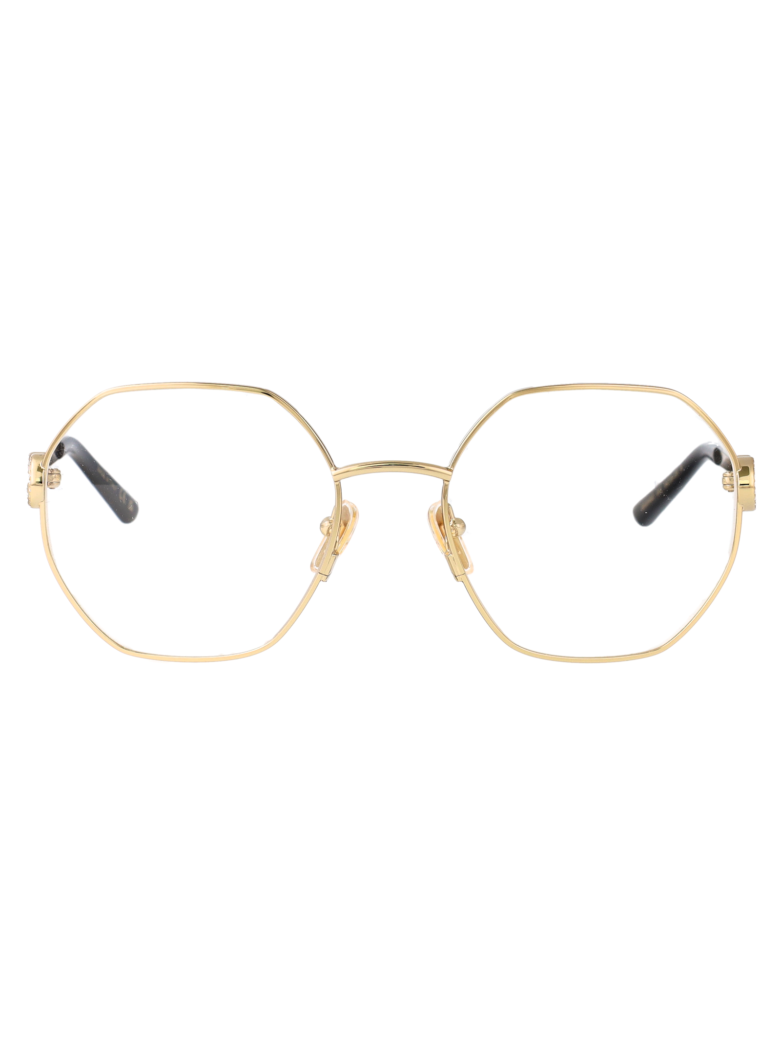 Gucci Gg2048o 002 Gold-gold-transparent Metal Optical - Women