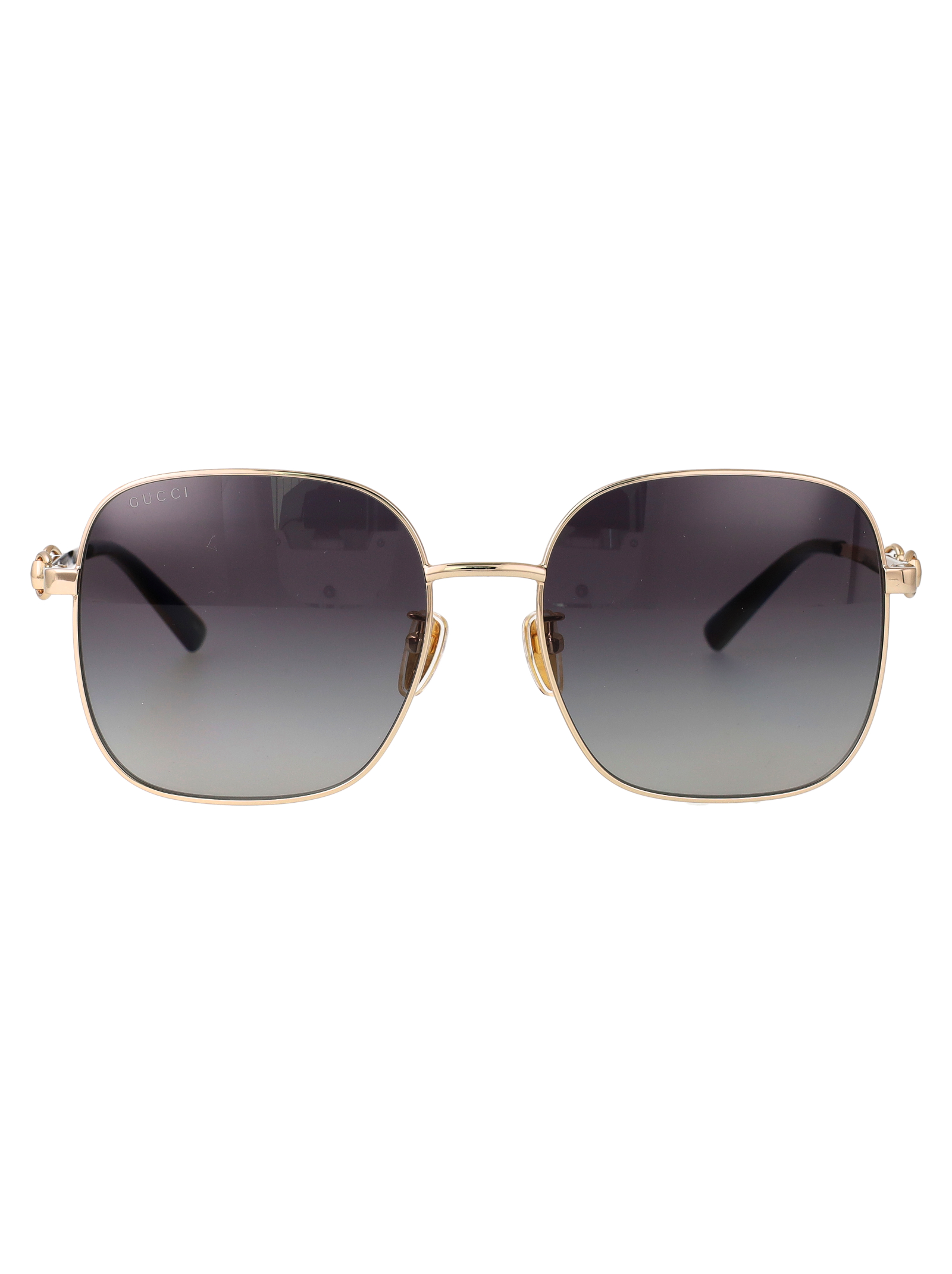 Gucci Gg2053s 002 Gold-gold-grey Metal Sunglasses - Women