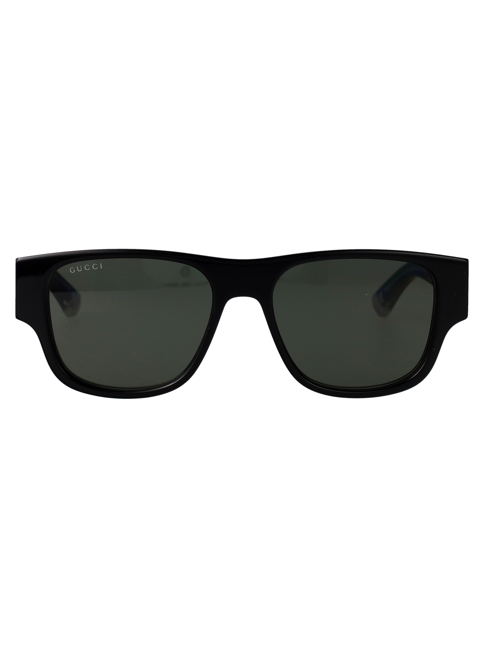 Gucci Gg2075s 001 Black-black-grey Acetate Sunglasses - Men